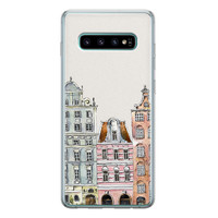 Leuke Telefoonhoesjes Samsung Galaxy S10 siliconen hoesje - Grachtenpandjes