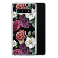 Leuke Telefoonhoesjes Samsung Galaxy S10 siliconen hoesje - Bloemenliefde
