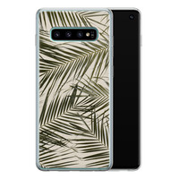 Leuke Telefoonhoesjes Samsung Galaxy S10 siliconen hoesje - Leave me alone