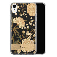 Leuke Telefoonhoesjes iPhone XR siliconen hoesje ontwerpen - Golden flowers
