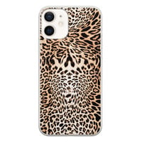 Leuke Telefoonhoesjes iPhone 12 siliconen hoesje - Wild animal