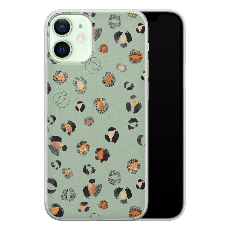Leuke Telefoonhoesjes iPhone 12 mini siliconen hoesje - Baby leo