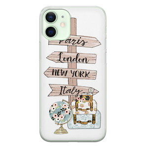 Leuke Telefoonhoesjes iPhone 12 mini siliconen hoesje - Where to go next