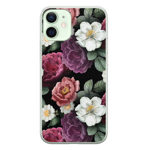Leuke Telefoonhoesjes iPhone 12 mini siliconen hoesje - Bloemenliefde