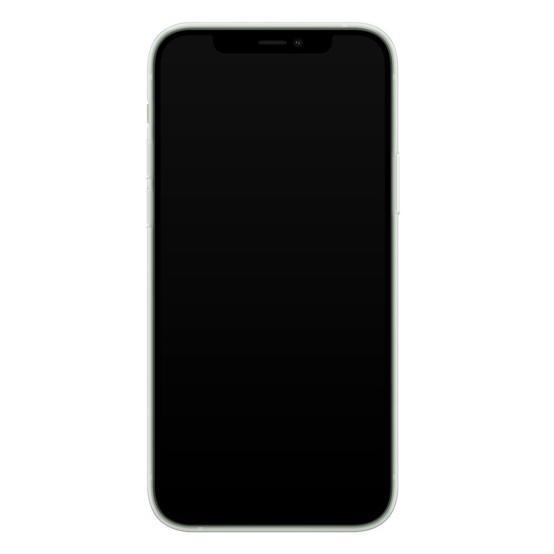 Leuke Telefoonhoesjes iPhone 12 mini siliconen hoesje - Marmer blauw