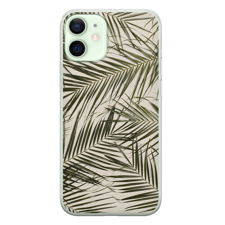 Leuke Telefoonhoesjes iPhone 12 mini siliconen hoesje - Leave me alone