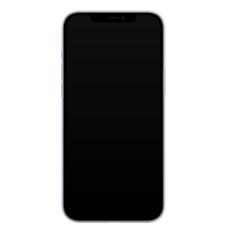 Leuke Telefoonhoesjes iPhone 12 Pro siliconen hoesje - Luipaard grijs