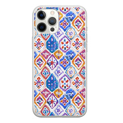 Leuke Telefoonhoesjes iPhone 12 Pro Max siliconen hoesje - Boho vibe