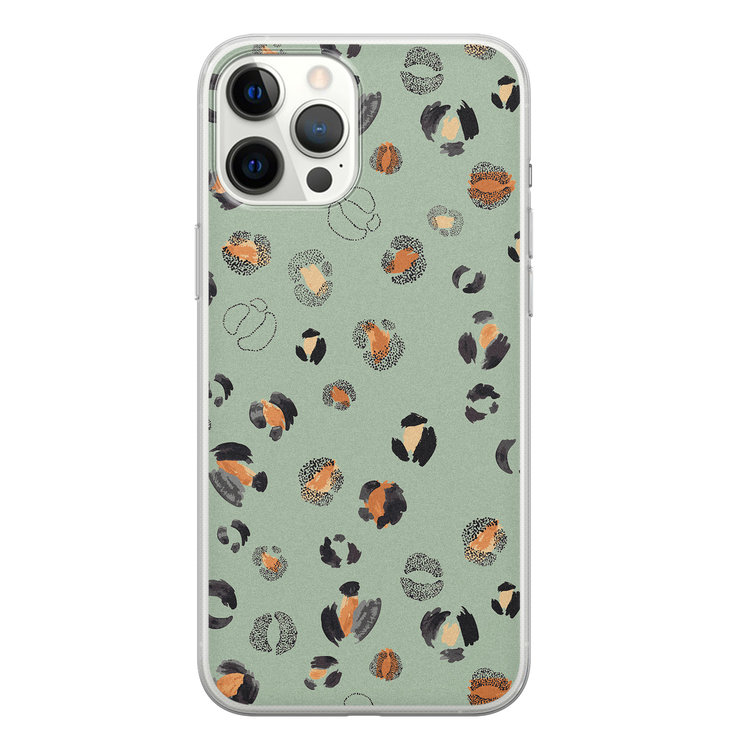 Leuke Telefoonhoesjes iPhone 12 Pro Max siliconen hoesje - Baby leo