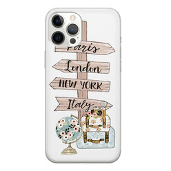 Leuke Telefoonhoesjes iPhone 12 Pro Max siliconen hoesje - Where to go next