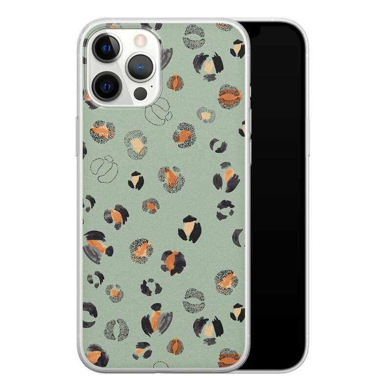 Leuke Telefoonhoesjes iPhone 12 Pro Max siliconen hoesje - Baby leo