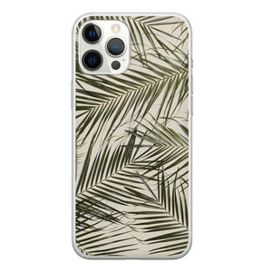 Leuke Telefoonhoesjes iPhone 12 Pro Max siliconen hoesje - Leave me alone