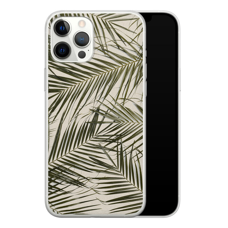 Leuke Telefoonhoesjes iPhone 12 Pro Max siliconen hoesje - Leave me alone