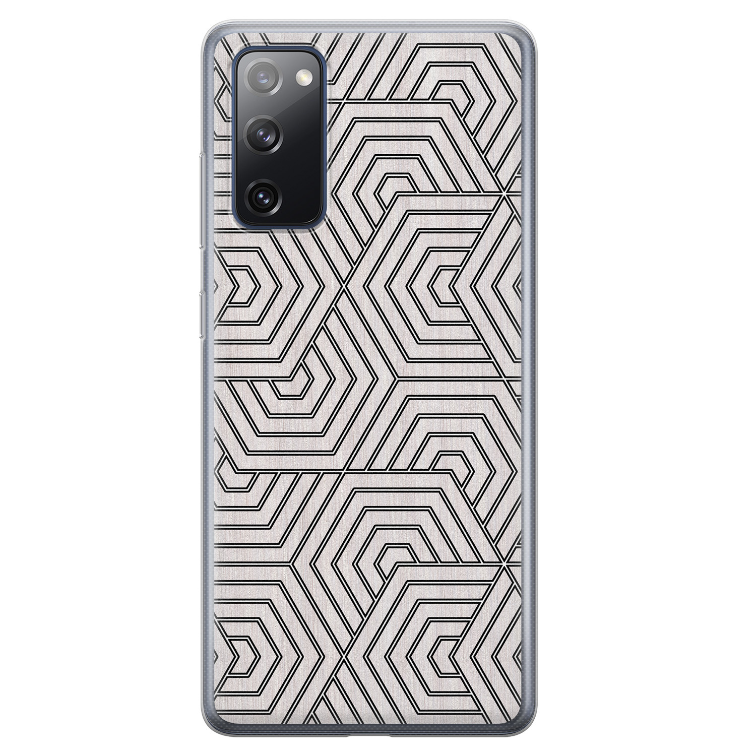 Leuke Telefoonhoesjes Samsung Galaxy S20 FE siliconen hoesje - Geometrisch