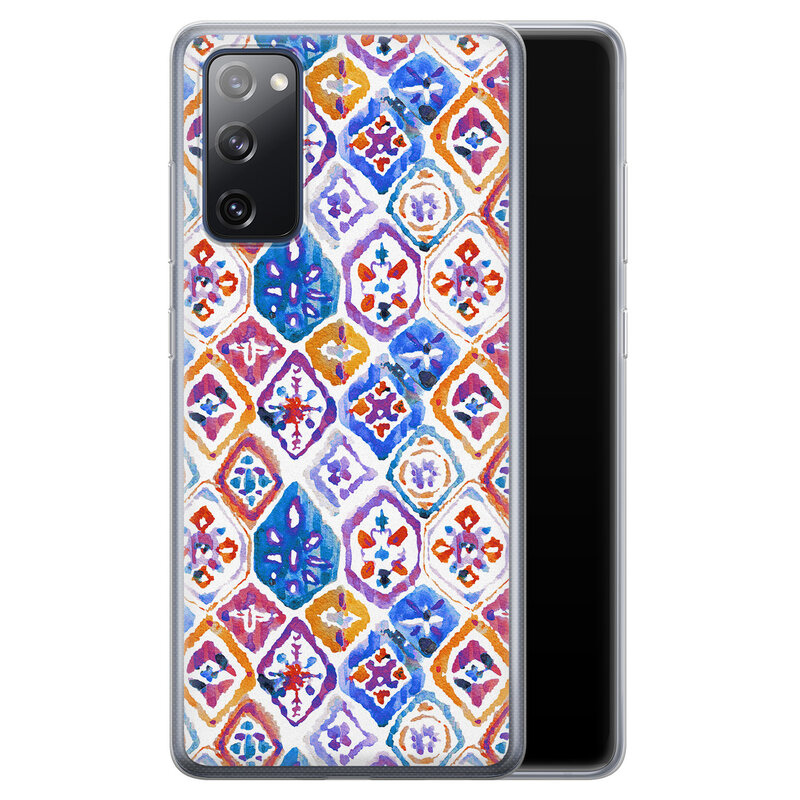 Leuke Telefoonhoesjes Samsung Galaxy S20 FE siliconen hoesje - Boho vibe