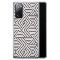 Leuke Telefoonhoesjes Samsung Galaxy S20 FE siliconen hoesje - Geometrisch