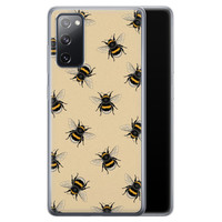 Leuke Telefoonhoesjes Samsung Galaxy S20 FE siliconen hoesje - Bee happy