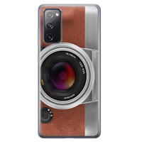 Leuke Telefoonhoesjes Samsung Galaxy S20 FE siliconen hoesje - Vintage camera