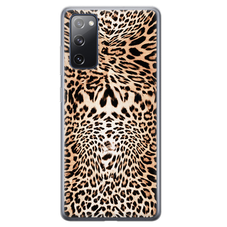Leuke Telefoonhoesjes Samsung Galaxy S20 FE siliconen hoesje - Wild animal