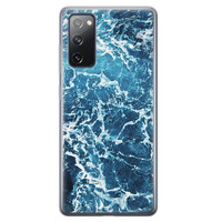 Leuke Telefoonhoesjes Samsung Galaxy S20 FE siliconen hoesje - Ocean blue