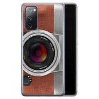 Leuke Telefoonhoesjes Samsung Galaxy S20 FE siliconen hoesje - Vintage camera