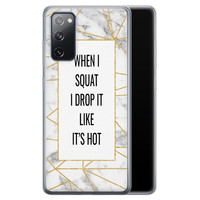 Leuke Telefoonhoesjes Samsung Galaxy S20 FE siliconen hoesje - Dropping squats