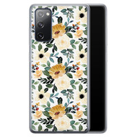 Leuke Telefoonhoesjes Samsung Galaxy S20 FE siliconen hoesje - Lovely flower