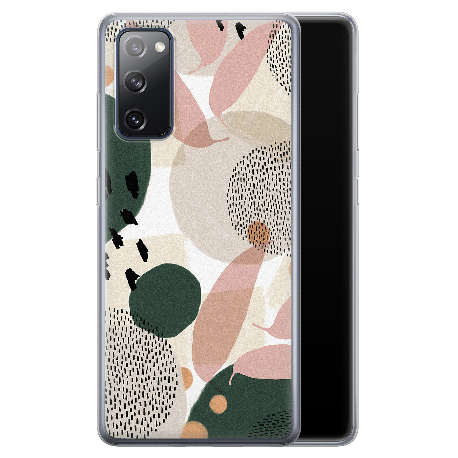 Leuke Telefoonhoesjes Samsung Galaxy S20 FE siliconen hoesje - Abstract print