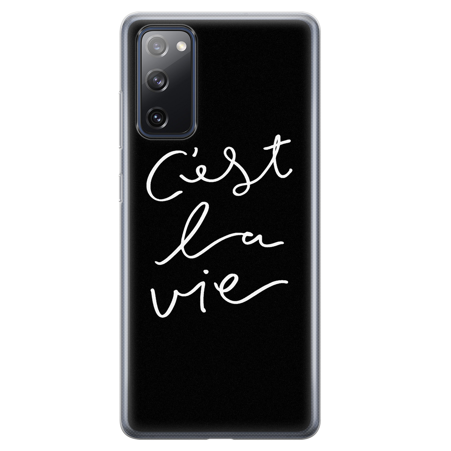 Leuke Telefoonhoesjes Samsung Galaxy S20 FE siliconen hoesje - C'est la vie