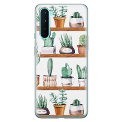 Leuke Telefoonhoesjes OnePlus Nord siliconen hoesje - Cactus