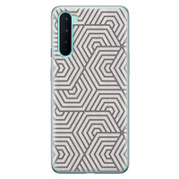 Leuke Telefoonhoesjes OnePlus Nord siliconen hoesje - Geometrisch