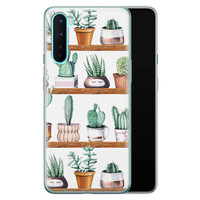 Leuke Telefoonhoesjes OnePlus Nord siliconen hoesje - Cactus