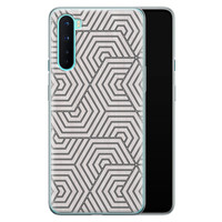 Leuke Telefoonhoesjes OnePlus Nord siliconen hoesje - Geometrisch