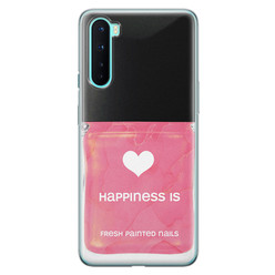 Leuke Telefoonhoesjes OnePlus Nord siliconen hoesje - Nagellak