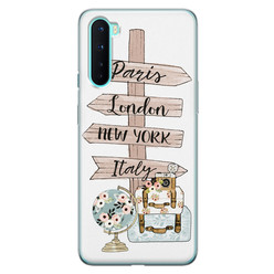 Leuke Telefoonhoesjes OnePlus Nord siliconen hoesje - Where to go next