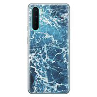 Leuke Telefoonhoesjes OnePlus Nord siliconen hoesje - Ocean blue