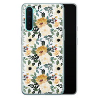 Leuke Telefoonhoesjes OnePlus Nord siliconen hoesje - Lovely flower