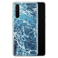 Leuke Telefoonhoesjes OnePlus Nord siliconen hoesje - Ocean blue