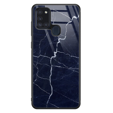Marmer navy blauw