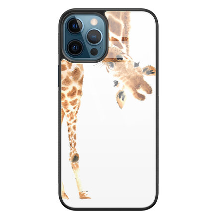 Giraffe peekaboo