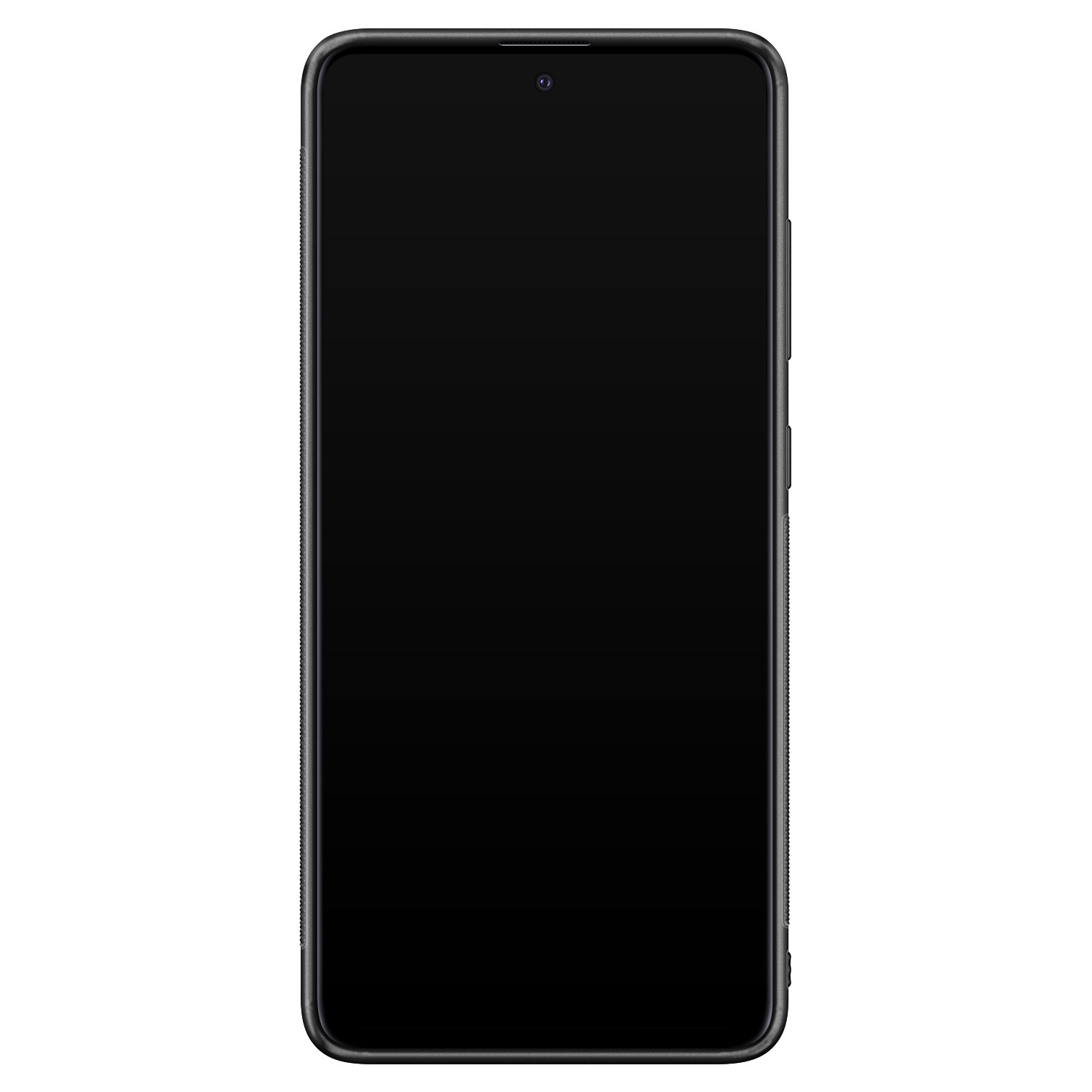 Leuke Telefoonhoesjes Samsung Galaxy A71 glazen hardcase - Marmer zwart goud