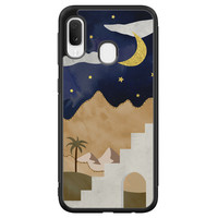 Leuke Telefoonhoesjes Samsung Galaxy A20e hoesje - Desert night