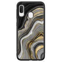 Leuke Telefoonhoesjes Samsung Galaxy A20e hoesje - Golden agate