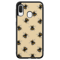 Leuke Telefoonhoesjes Samsung Galaxy A20e hoesje - Bee happy
