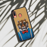 Leuke Telefoonhoesjes Samsung Galaxy A20e hoesje - Tijger hipster