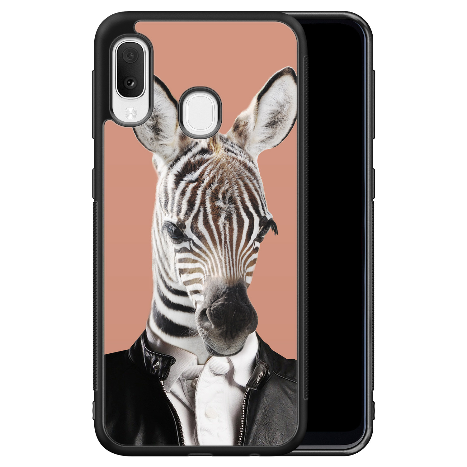 Leuke Telefoonhoesjes Samsung Galaxy A20e hoesje - Baby zebra