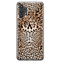 Leuke Telefoonhoesjes Samsung Galaxy A32 5G siliconen hoesje - Wild animal