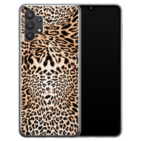 Leuke Telefoonhoesjes Samsung Galaxy A32 5G siliconen hoesje - Wild animal