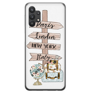 Leuke Telefoonhoesjes Samsung Galaxy A32 5G siliconen hoesje - Where to go next