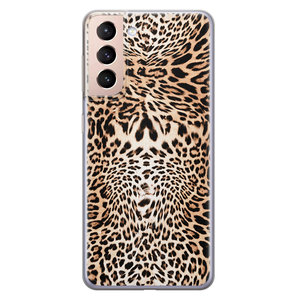 Leuke Telefoonhoesjes Samsung Galaxy S21 siliconen hoesje - Wild animal